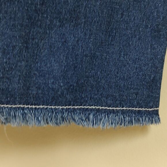 J. McLaughlin Collared Button Front Frayed Hem Denim Dress - Picture 14 of 14